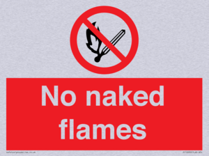 No naked flames